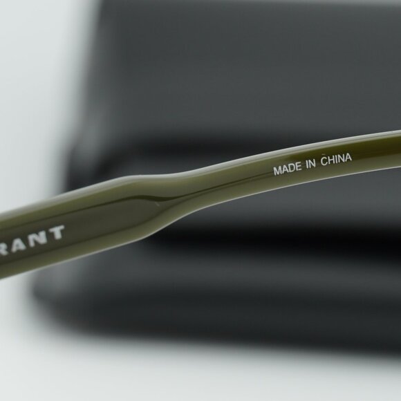 Isabel Marant IM 0096/S 01ED 70 Shield Sunglasses - Green/Brown main image 5